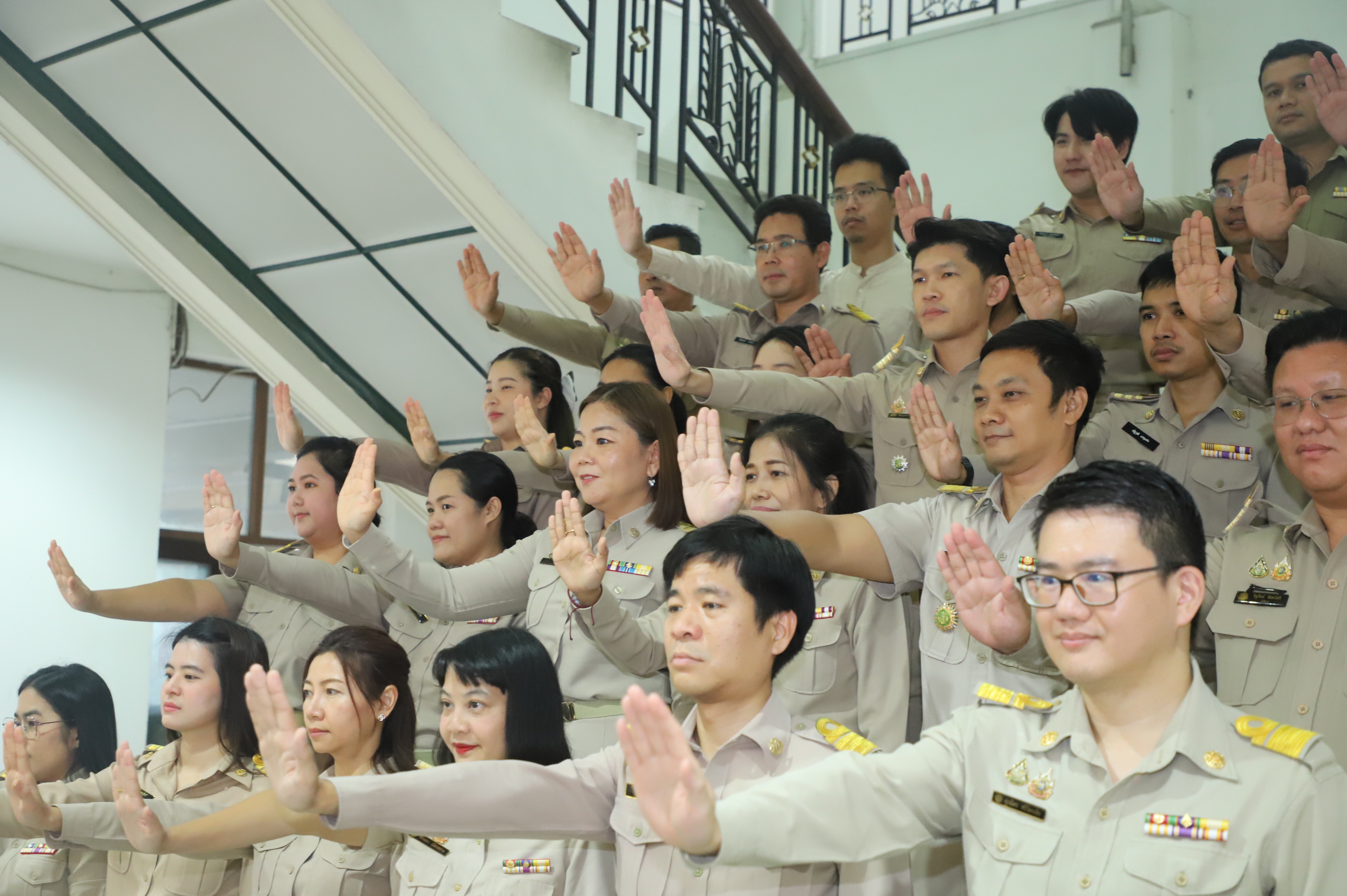 title - สกม. ประกาศเจตนารมณ์เป็นองค์กรคุณธรรม ประจำปีงบประมาณ พ.ศ. 2569 พร้อม แสดงออกเชิงสัญลักษณ์และแสดงเจตนารมณ์ไม่รับของขวัญและของกำนัลทุกชนิดจากการปฏิบัติหน้าที่ (No Gift Policy)